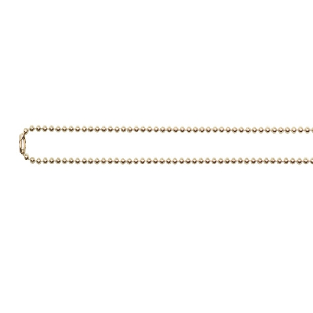 Kulkedja, metall, 90 cm, nickelfri <br> Art.nr 31300-0000