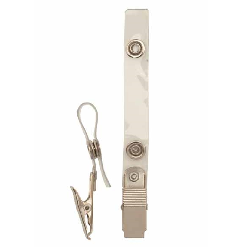 Metallclip A på 80mm lång ID-strip <br> Art.nr 56600-1000
