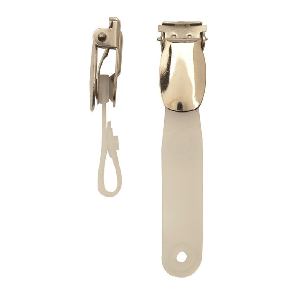 Metallclip B med tandlös låsfunktion på ID-strip <br> Art.nr 57600-0000