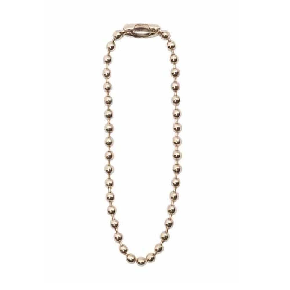 Kulkedja, metall, 12 cm, förnicklad <br> Art.nr A0035