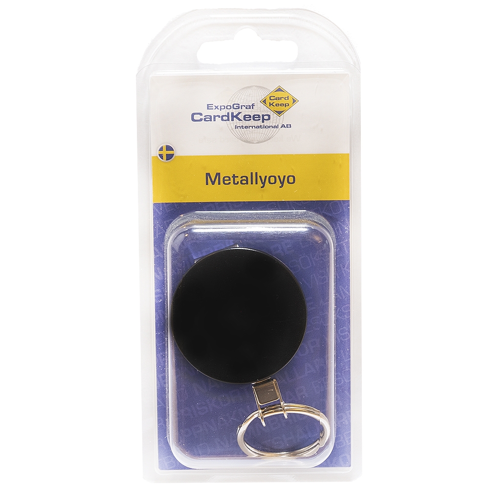 Yoyo Metall 43 svart med nyckelring <br> ART.NR C25511-0000