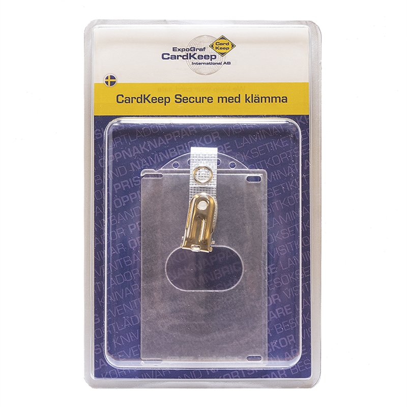 CardKeep Secure med klämma