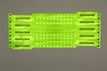 Eventband med lås (PVC). 25x250 mm Kan även fås med tryck.
